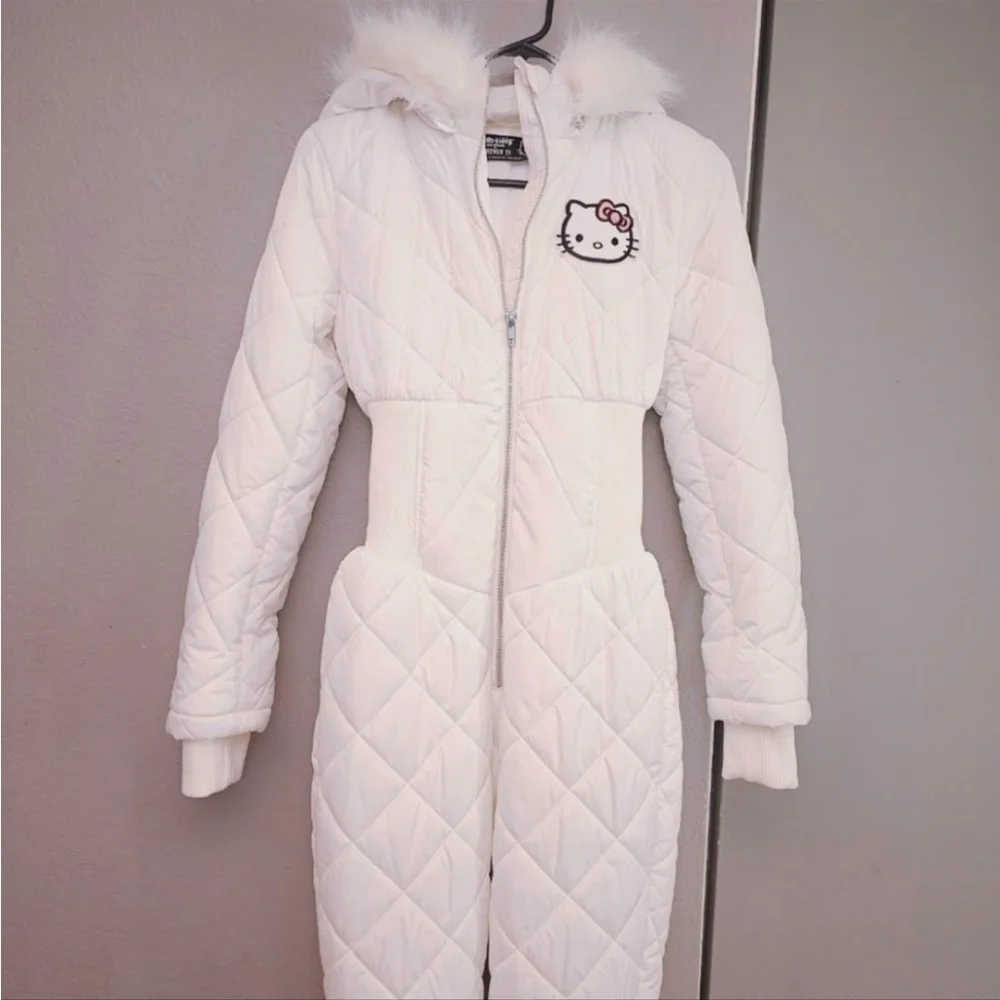 NEW with tags Sanrio Hello Kitty snowsuit X Forever 21 - Picture 1 of 3